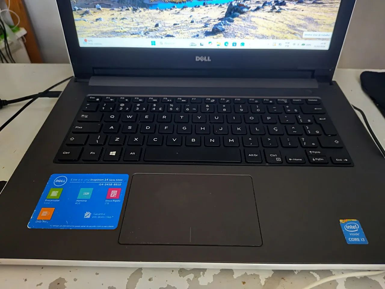 Notebook Dell branco i3 ssd 256 excelente - Foto 3