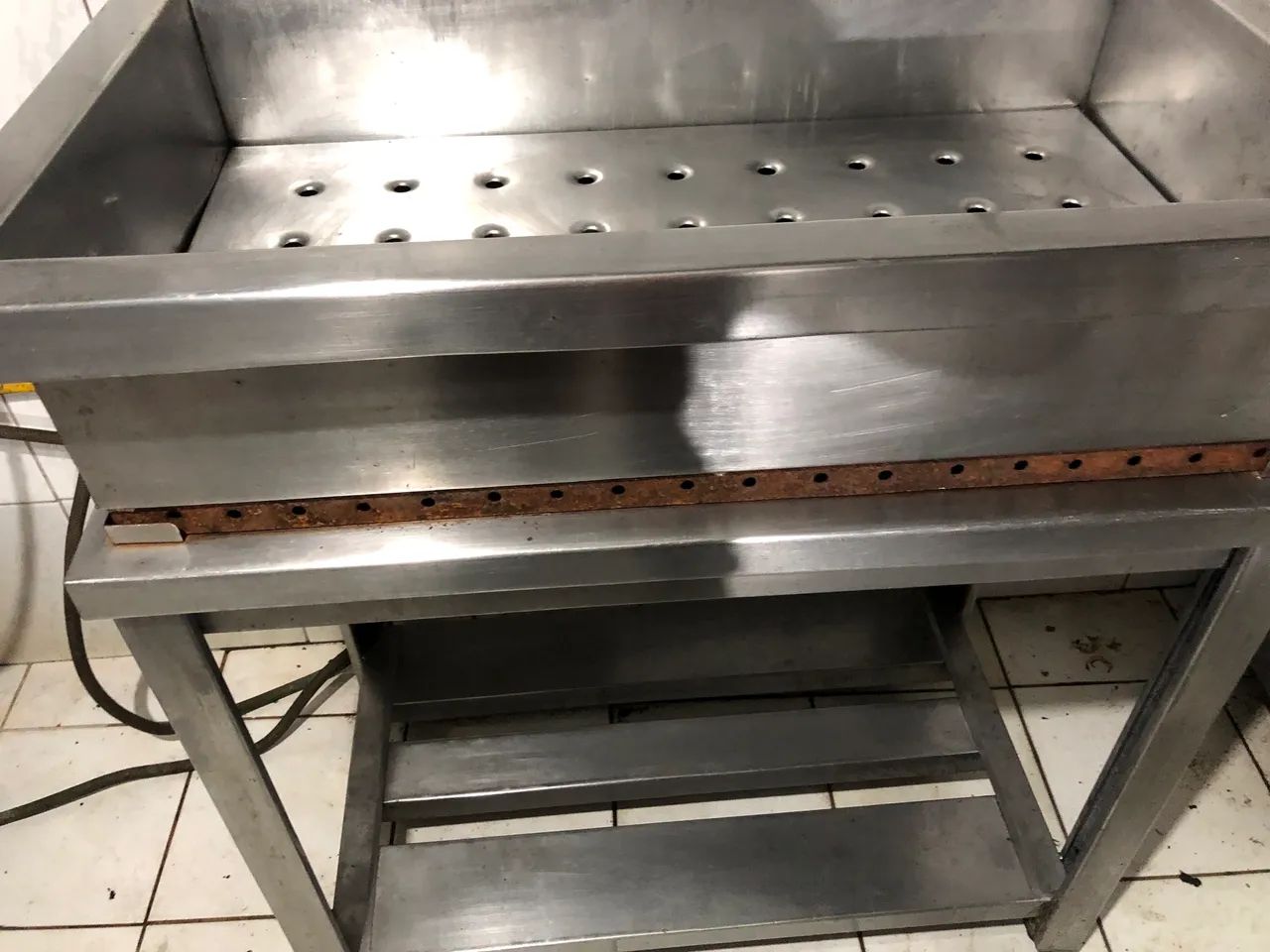 Banho Maria de inox à gás com duas bocas - Foto 3