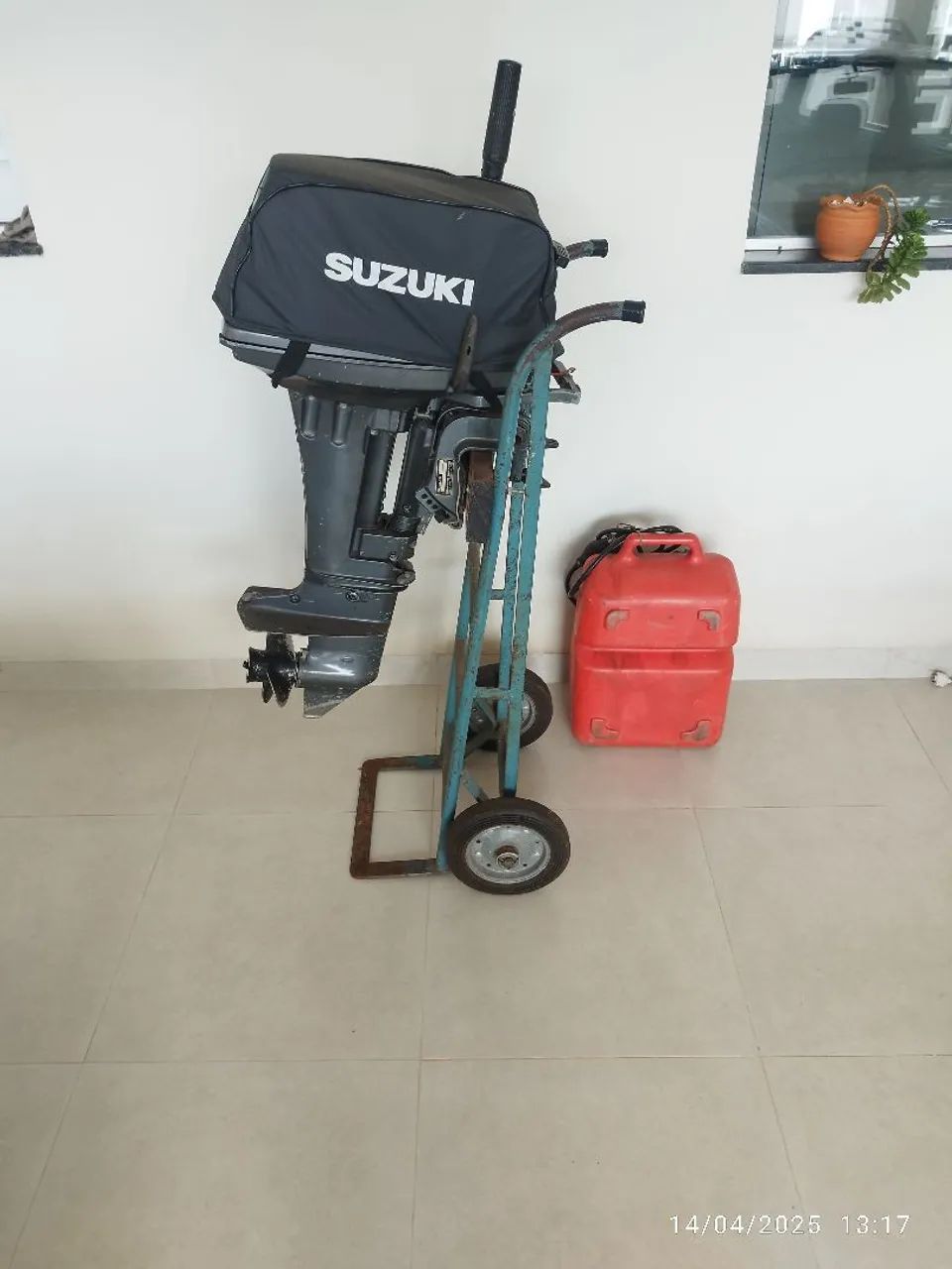 Motor Suzuki 15 Hp - todo revisado - conservado - Foto 4