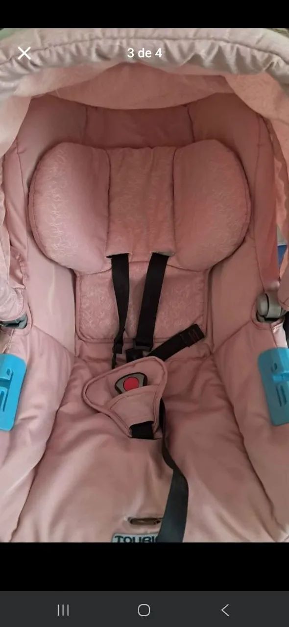 Bebê conforto com base burigoto touring - Foto 3