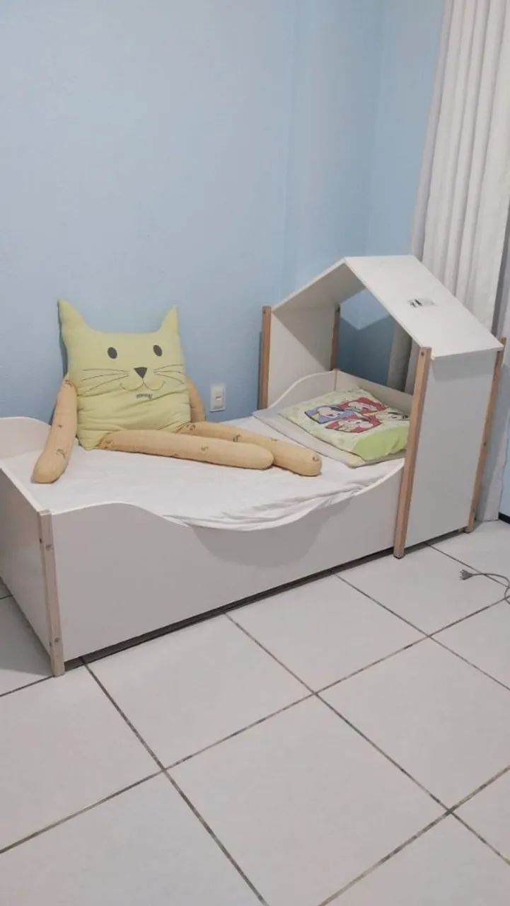 Cama infantil com casinha  - Foto 2