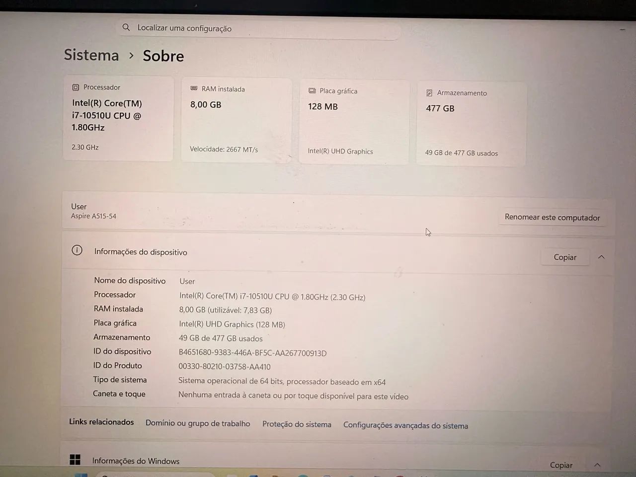 Notebook Acer i7 - Foto 4
