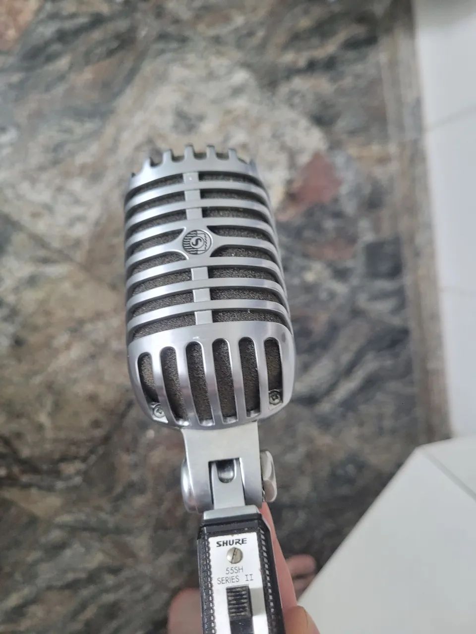 microfone dinâmico da shure vintage