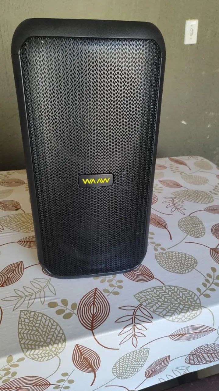 Vendo caixa de som WAAW ALOK... iluminação led e Bluetooth .. não parcelo e nem entrego. - Foto 3