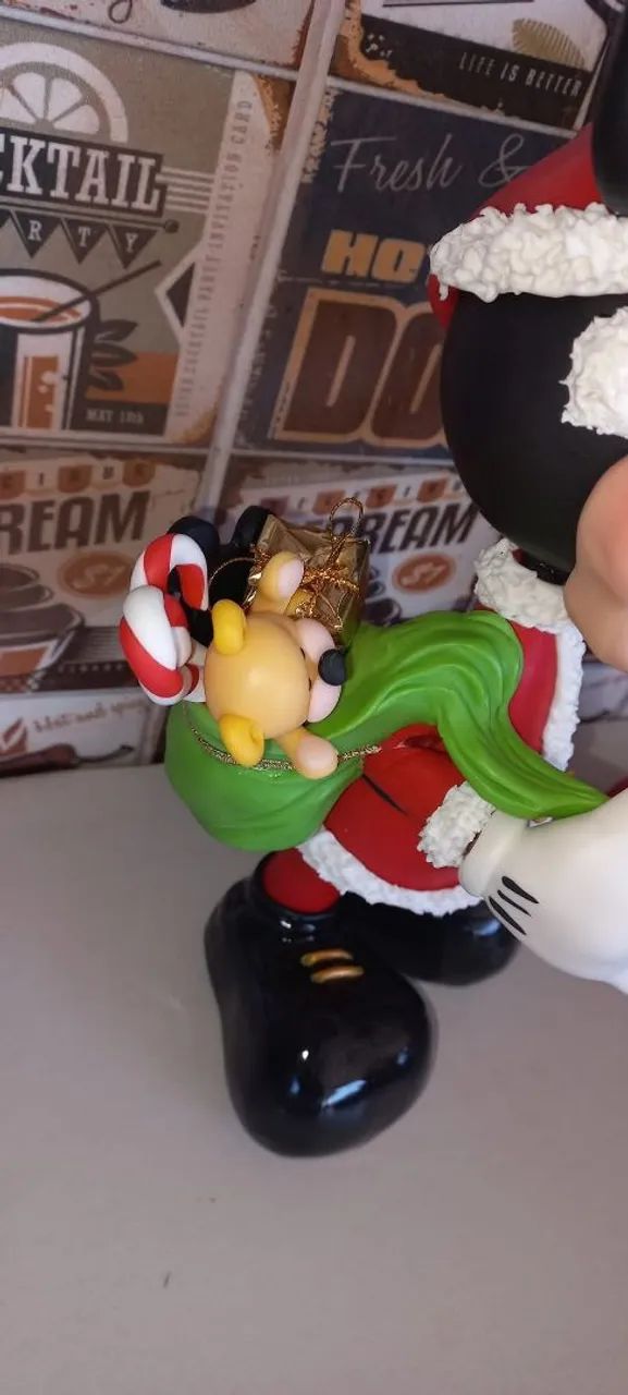 Mickey e Minnie Natalinos em Biscuit - Foto 4