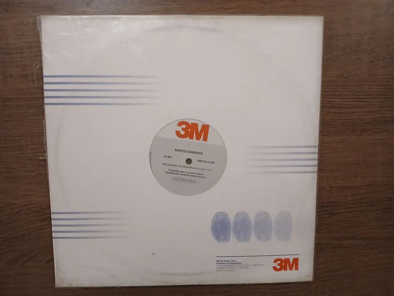 Vinil Maxi Single 12" Marco Camargo - Maluquinha (1987) Capa Original 3M - Foto 2