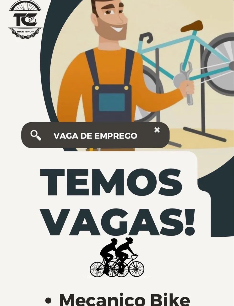 Vaga Mecanico e montador de bicicletas 