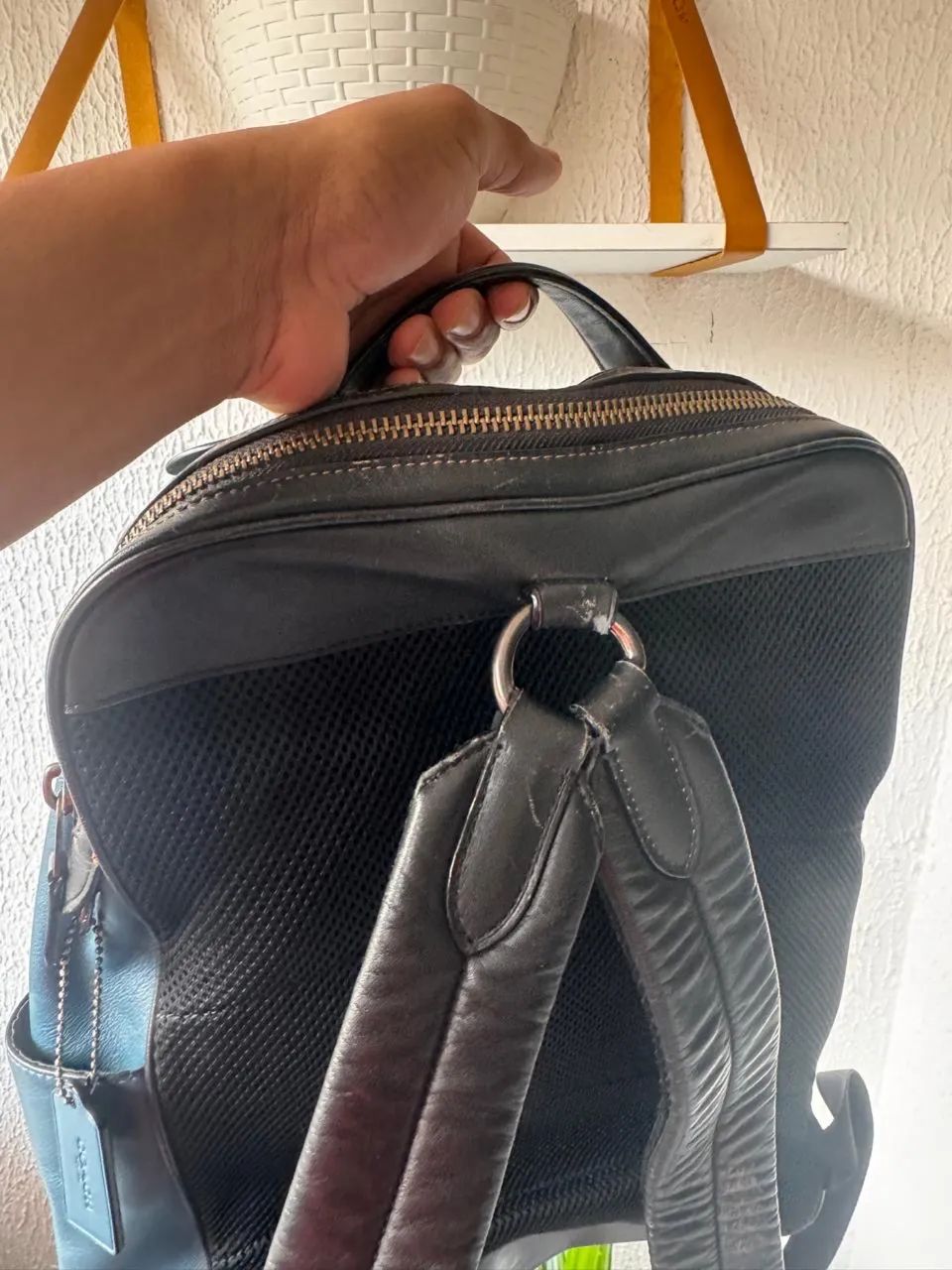 Mochila Couro Legítimo Coach Nova York  - Foto 4