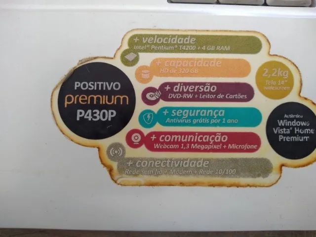 Carcaça Positivo Premium P430pP com tela Ok!  - Foto 2
