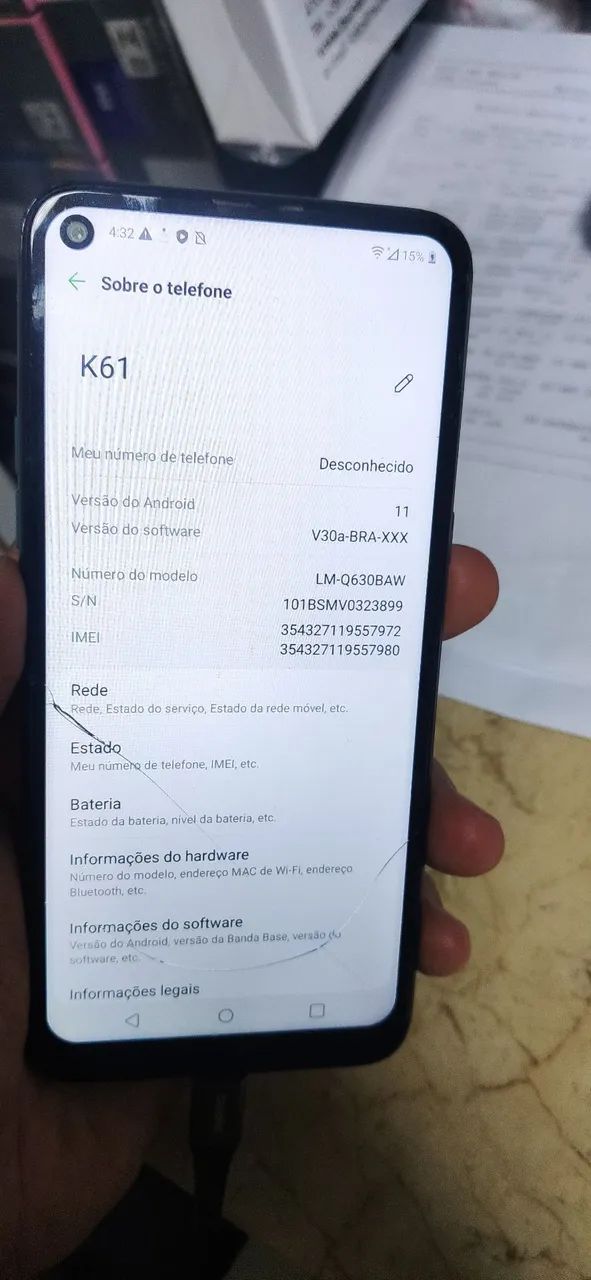 Smartphone LG K61 - Foto 4