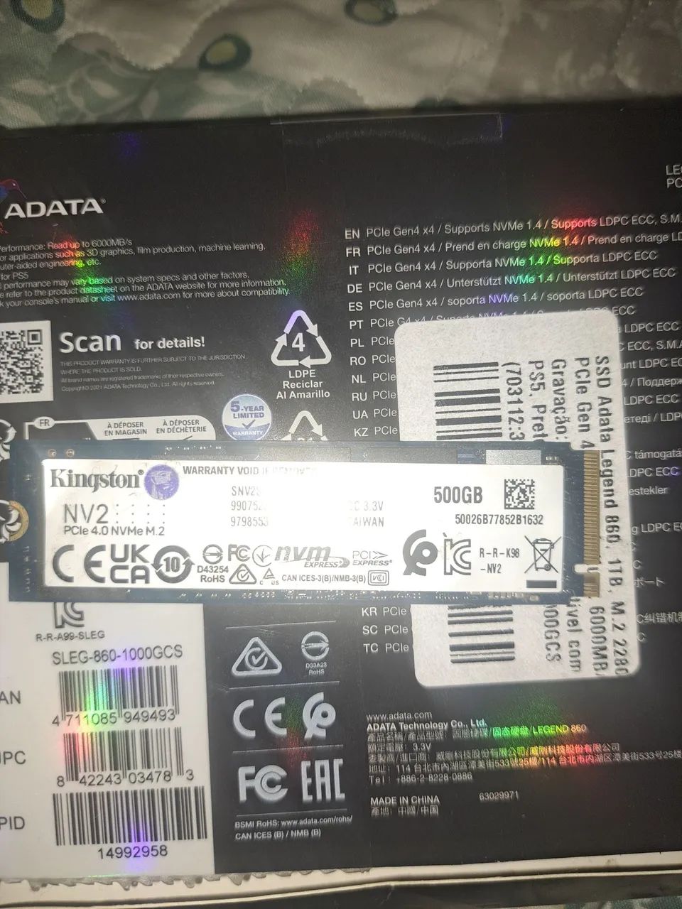 SSD NVME 500 GB - Foto 2