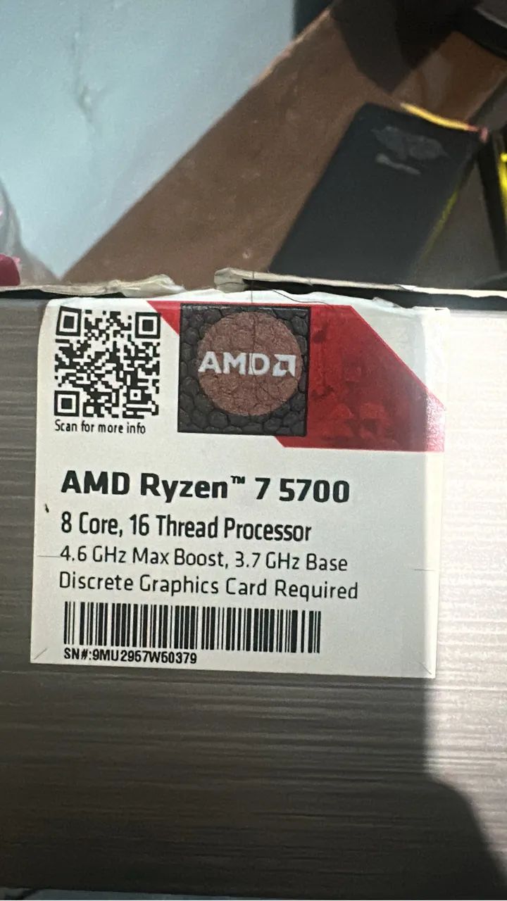 PROCESSADOR RYZEN 7 5700