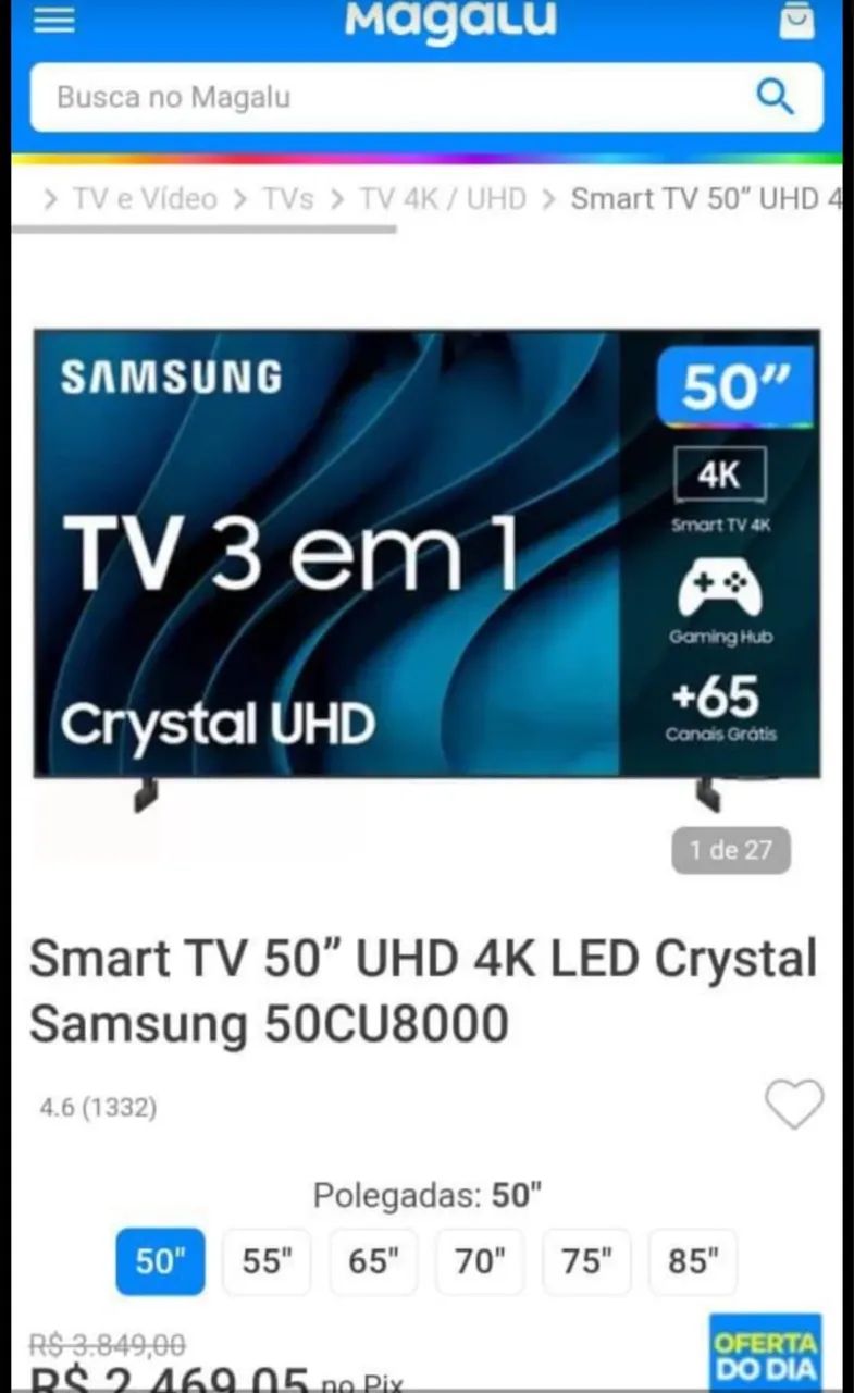 TV Samsung 50 polegadas  - Foto 3