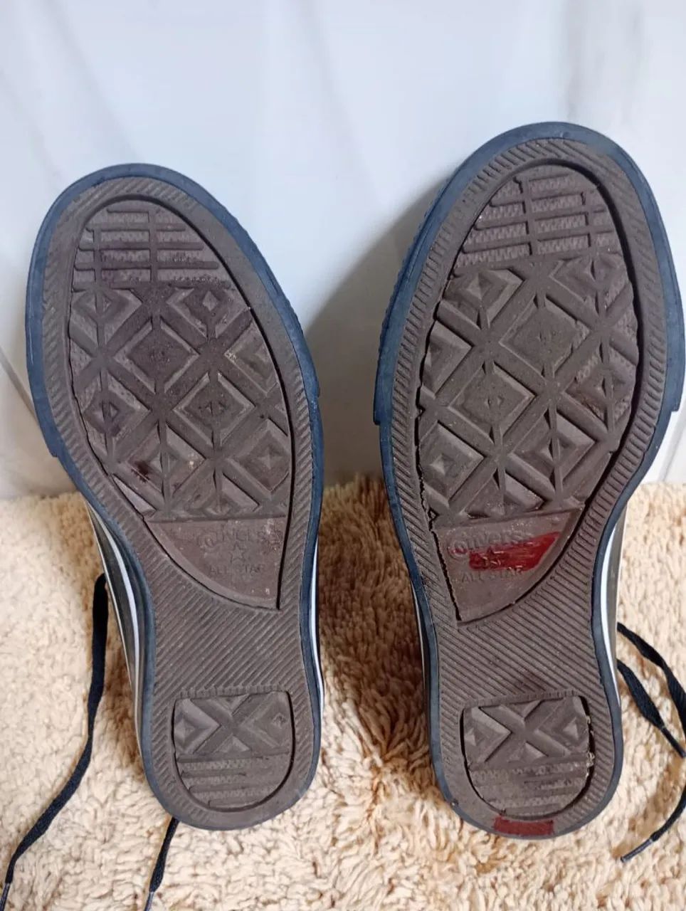 tênis ALL Star preto de couro 36 - Foto 5