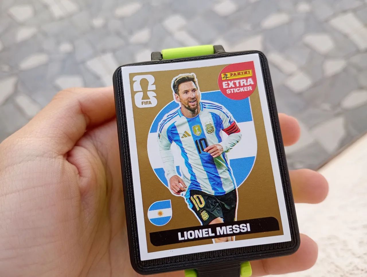 Figurinha Messi Extra Sticker Ouro Gold - Copa 2026 Panini - Foto 2