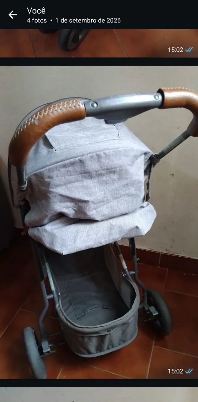 Vendo carrinho de bebê - Foto 4