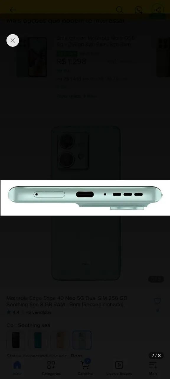 Motorola Edge 40 Neo - zero defeitos - Foto 4