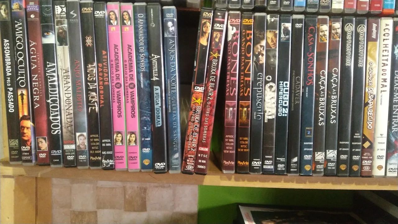 DVDs originais de Terror para escolher 