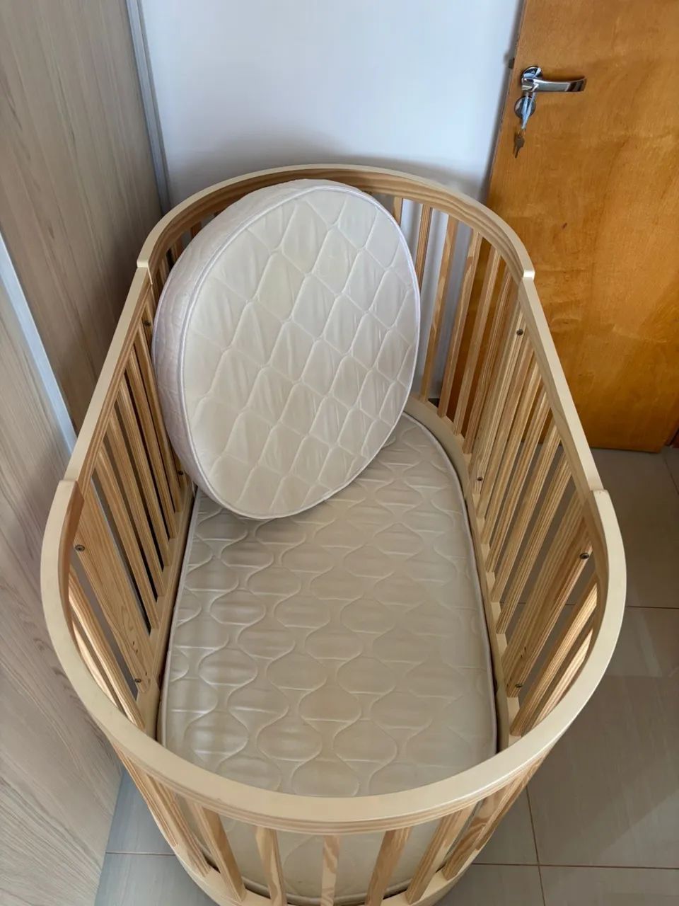 Berço wave DIVICAR com os 2 colchões. Nunca utilizado  - Foto 2