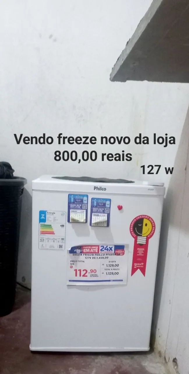 Vendo freezer frigobar novo 