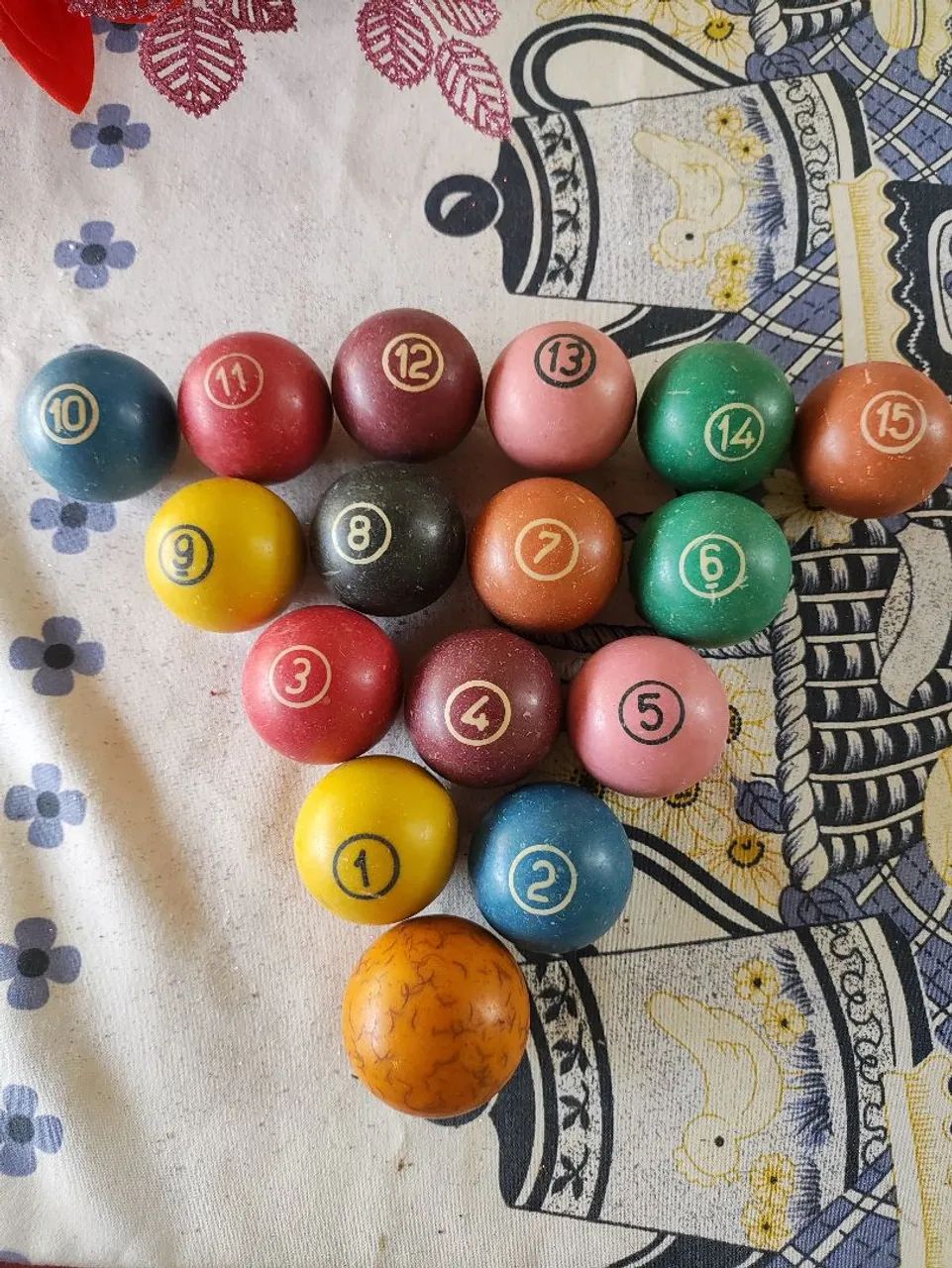 Jogo de Bolas de Sinuca 
