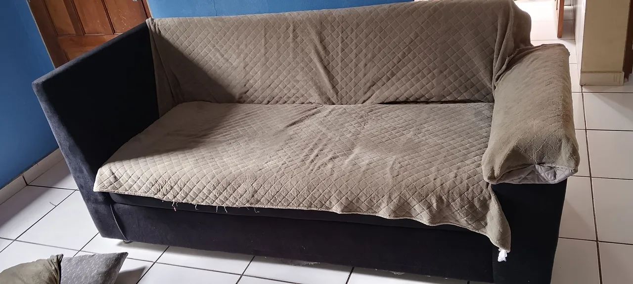 Vendo sofar e mesa de vidro  - Foto 4