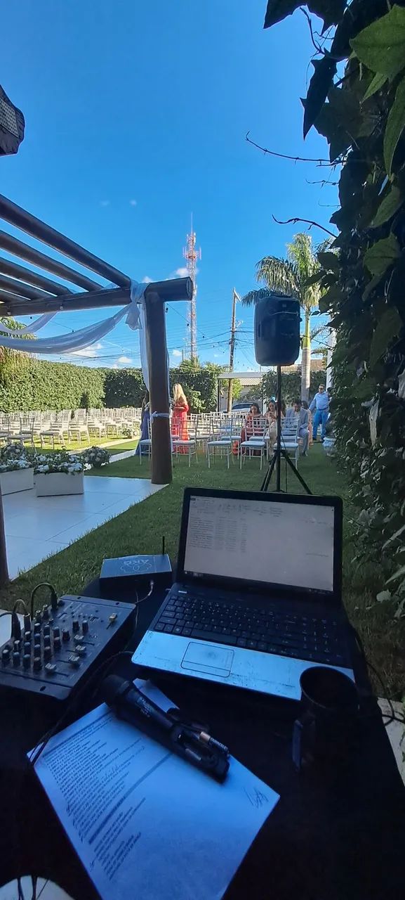 Som ambiente para cerimônia de casamento