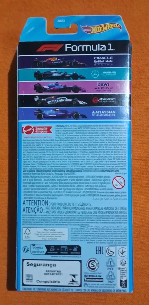 Pack 5 Hot Wheels - Formula 1 (2025) - Foto 3