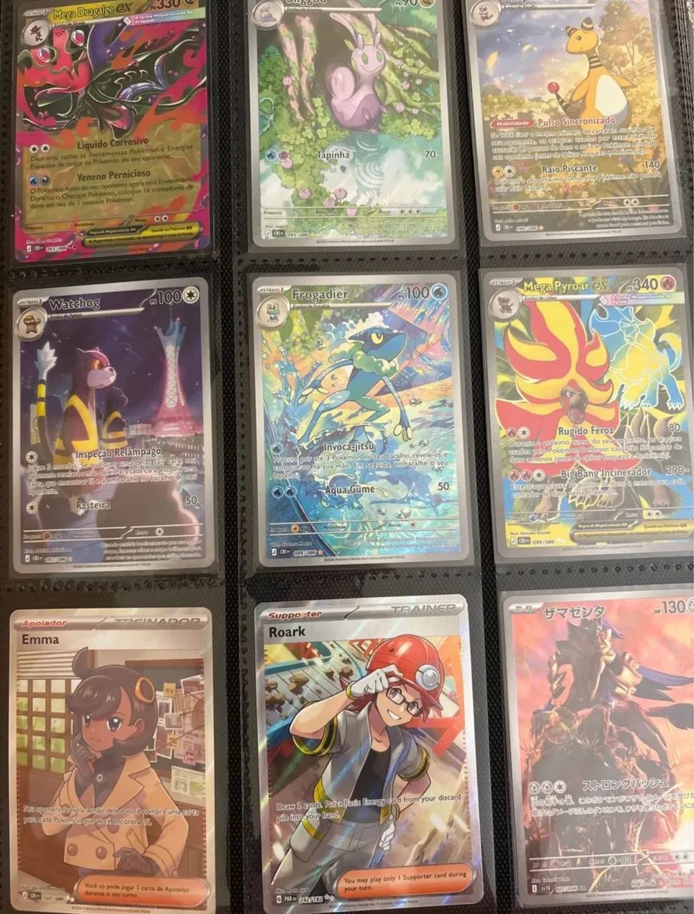 63% completa a coleção de evoluções prismáticas e 35 cartas ex e Full Art - Foto 2