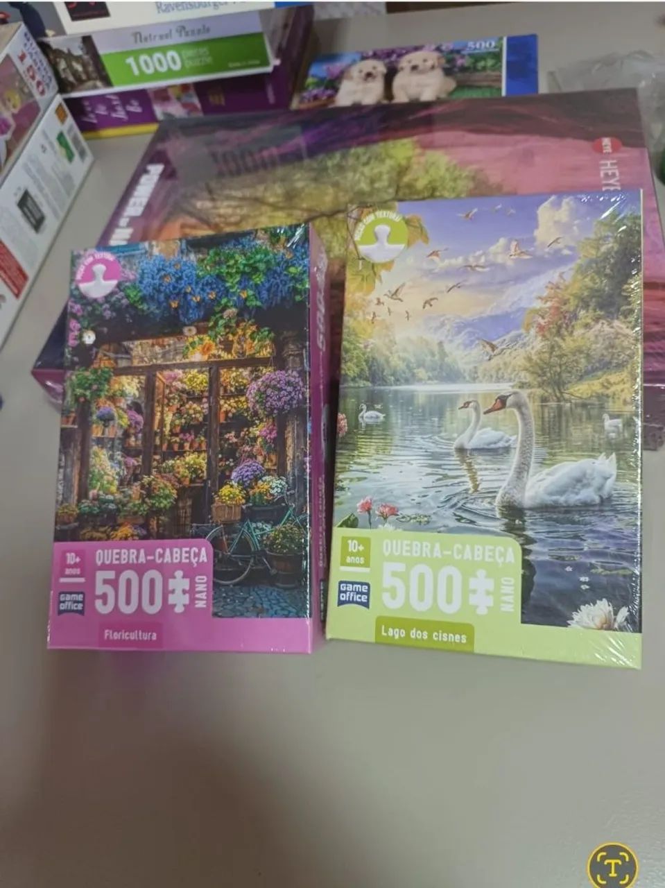 QUEBRA CABEÇA KIT COM 2 LACRADOS