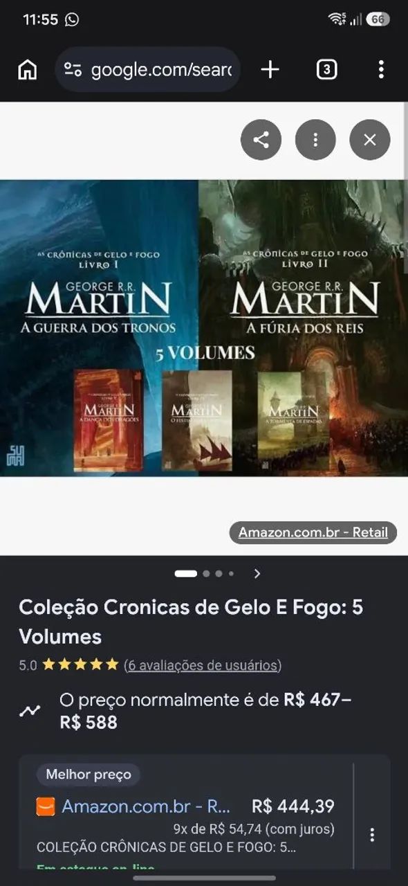 BOX GAME OF THRONES - EDITORA LEYA - Foto 4