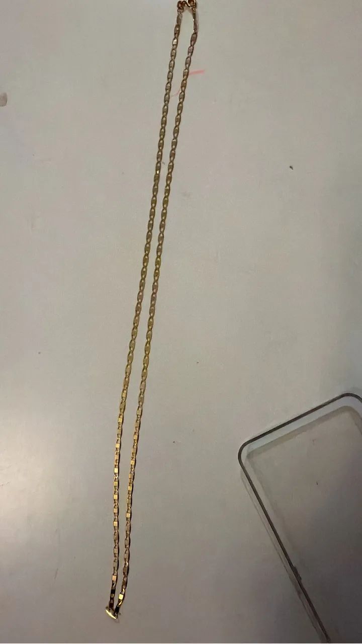 Conjunto piastrine cordão e pulseira  - Foto 2