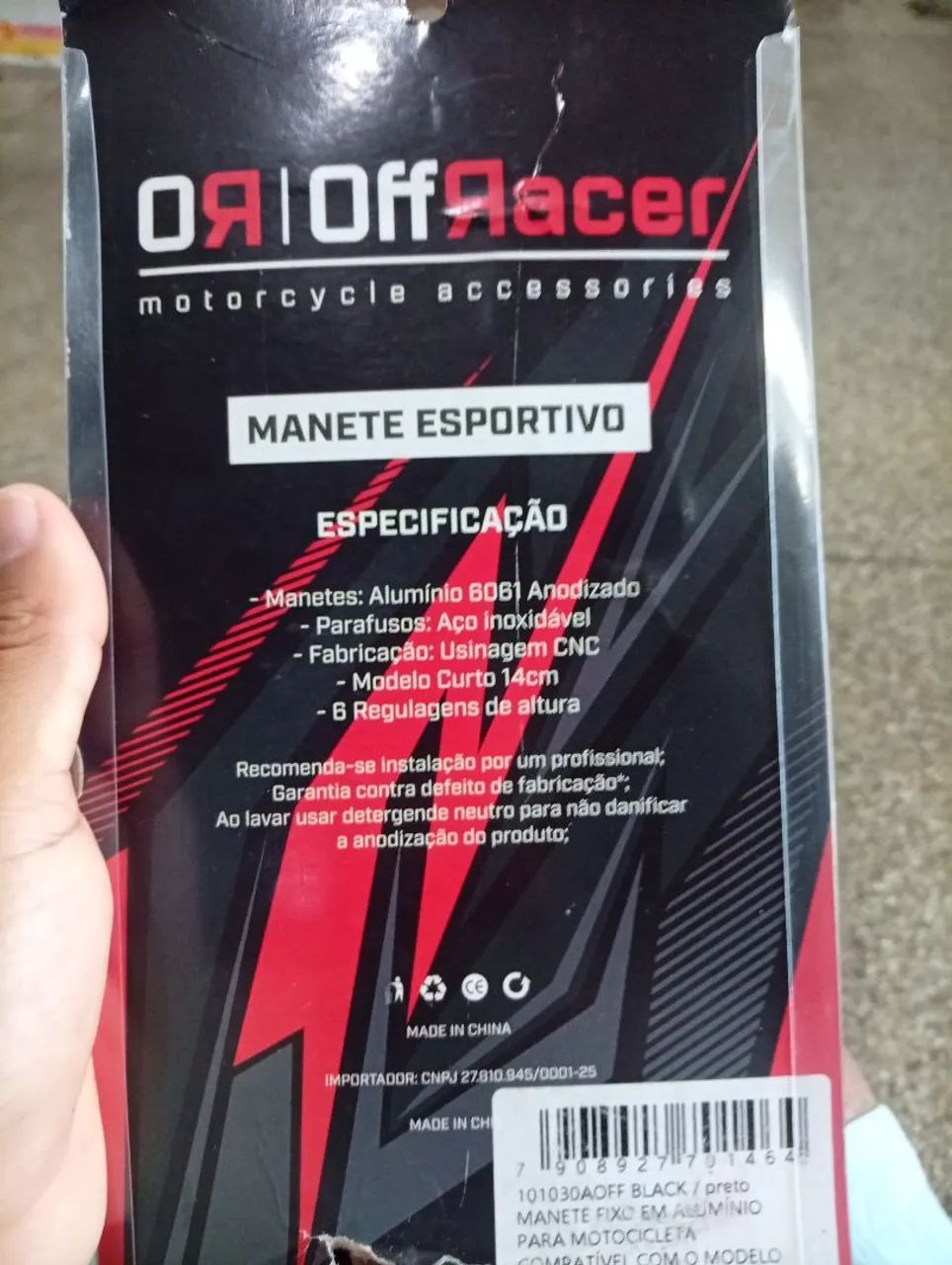 Manete esportivo 