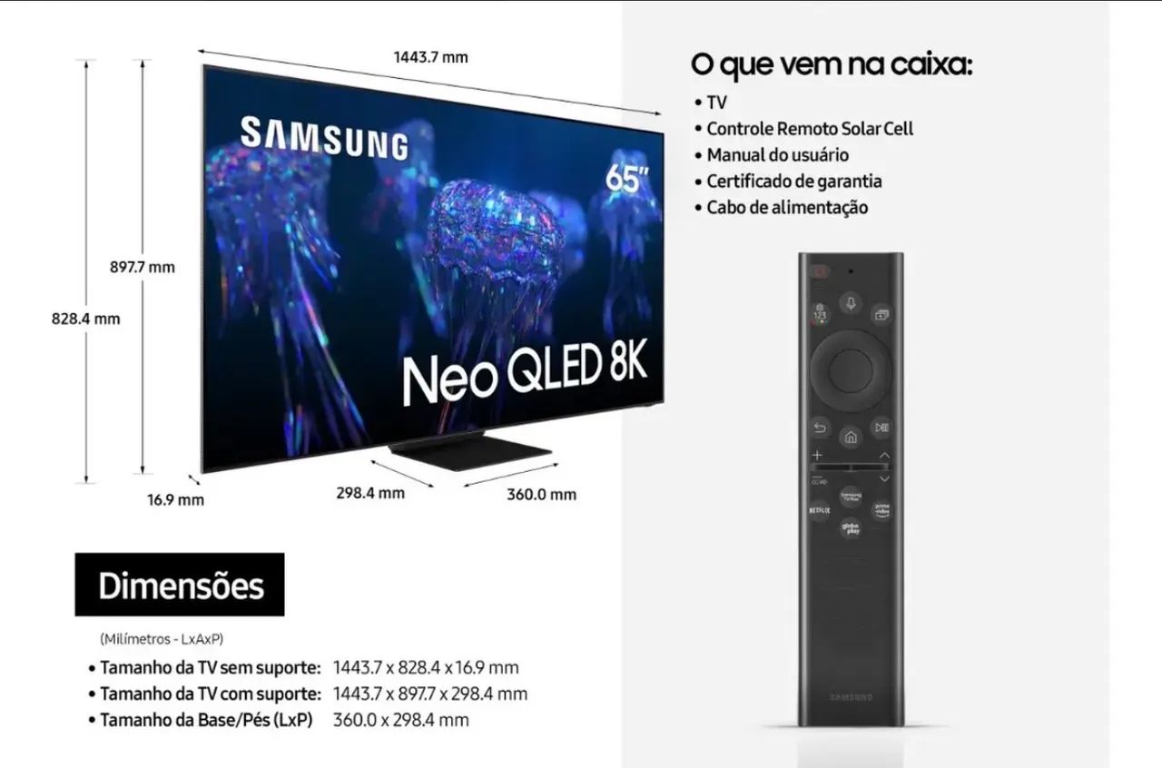 Smart TV Samsung 8k - QN800B - Foto 5