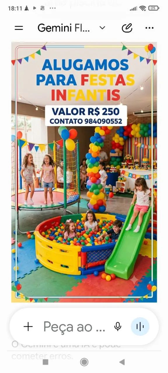 Pula pula/cama elástica, piscina de bolinhas 