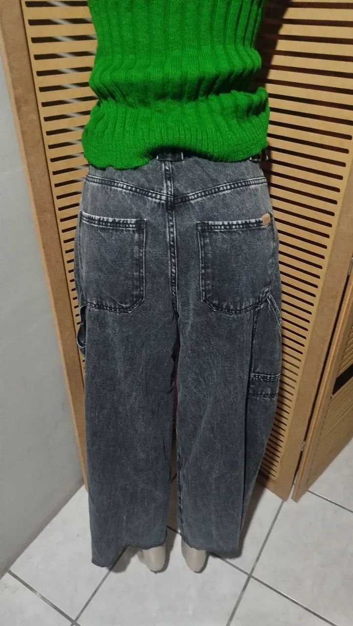 Calça jeans feminina,modelo mom nr 38 - Foto 3