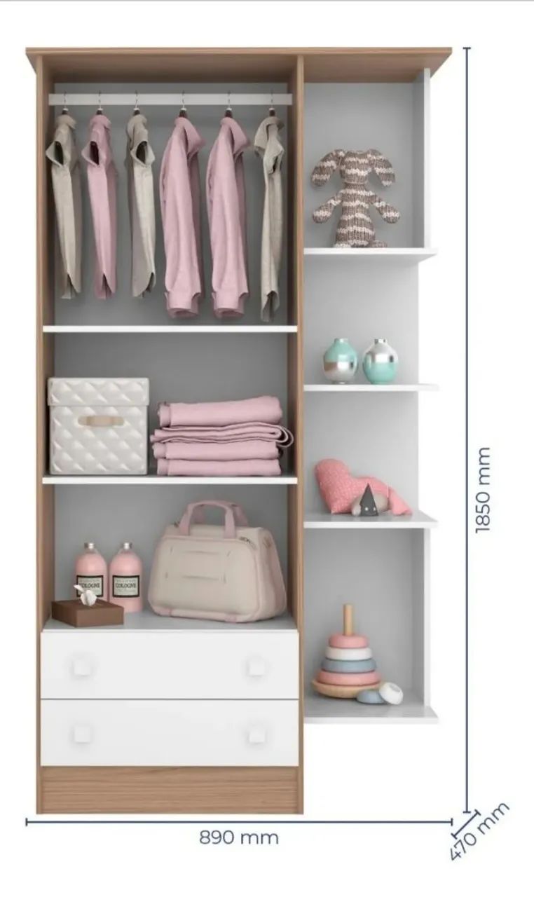 Guarda roupa infantil menino ou menina - Foto 4