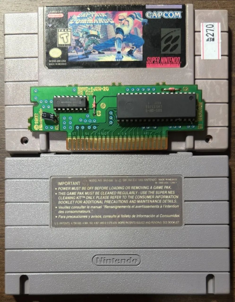 Captain Commando Original SNES Super Nintendo 270 - Foto 2
