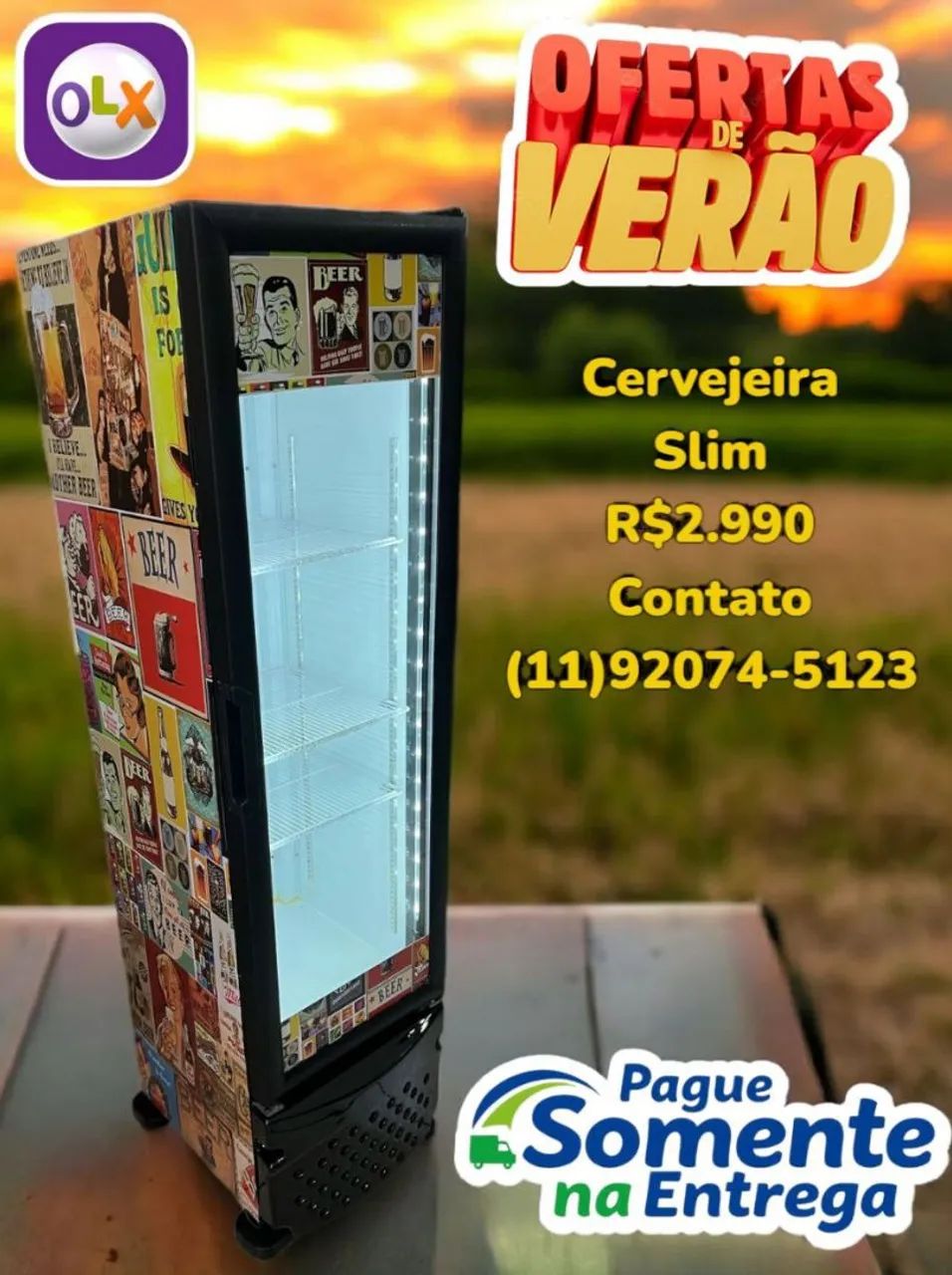 Cervejeira Expositora de Bebidas 
