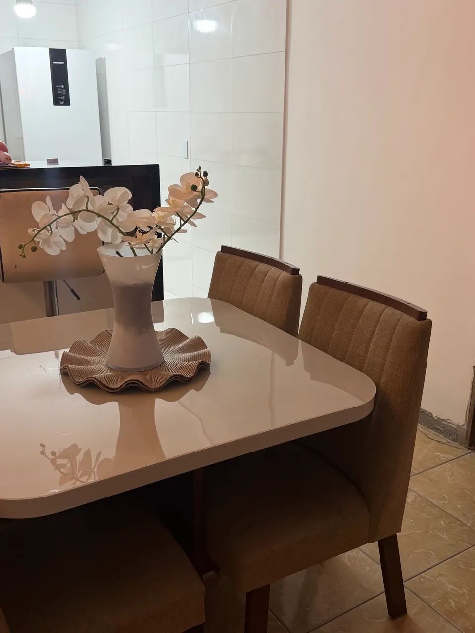 Mesa jantar 4 cadeiras  - Foto 5