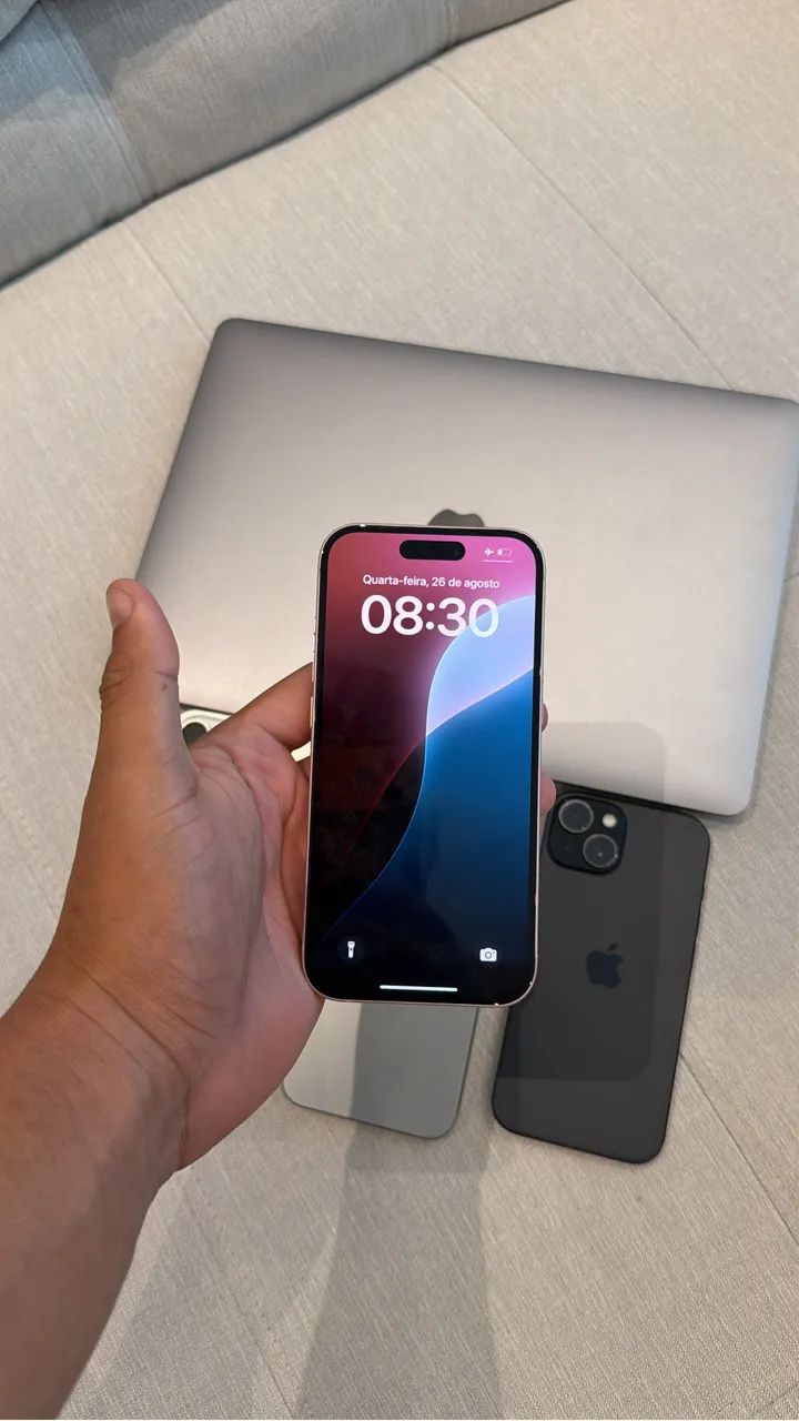 iPhone 15 128gb Rosa - Aceito Trocas