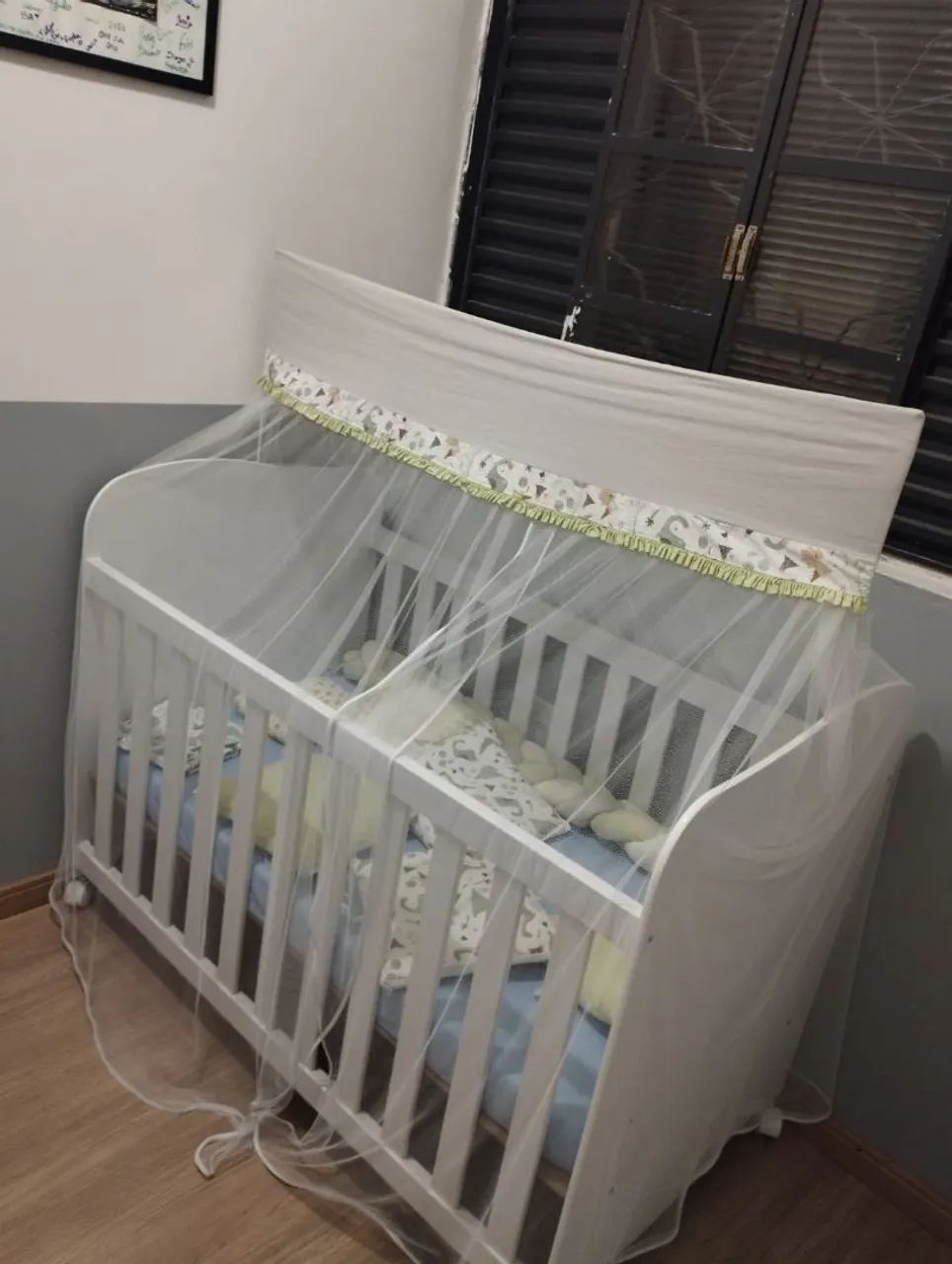 Berço branco em MDF - Foto 2