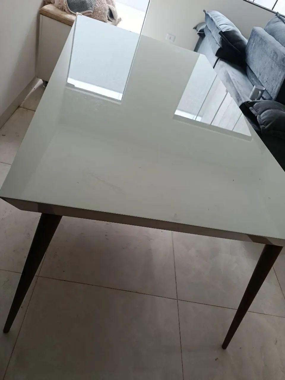 Mesa com tampão de vidro - Foto 2