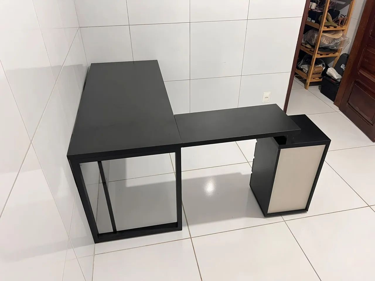 Mesa escritório em L - Foto 3