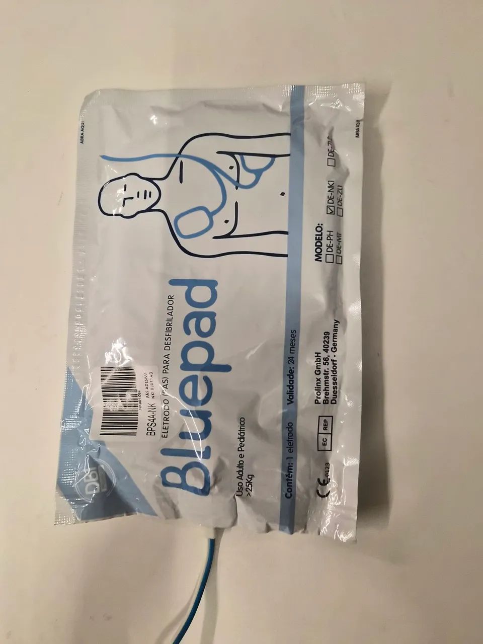 Eletrodo Pás DEA para Treinamento