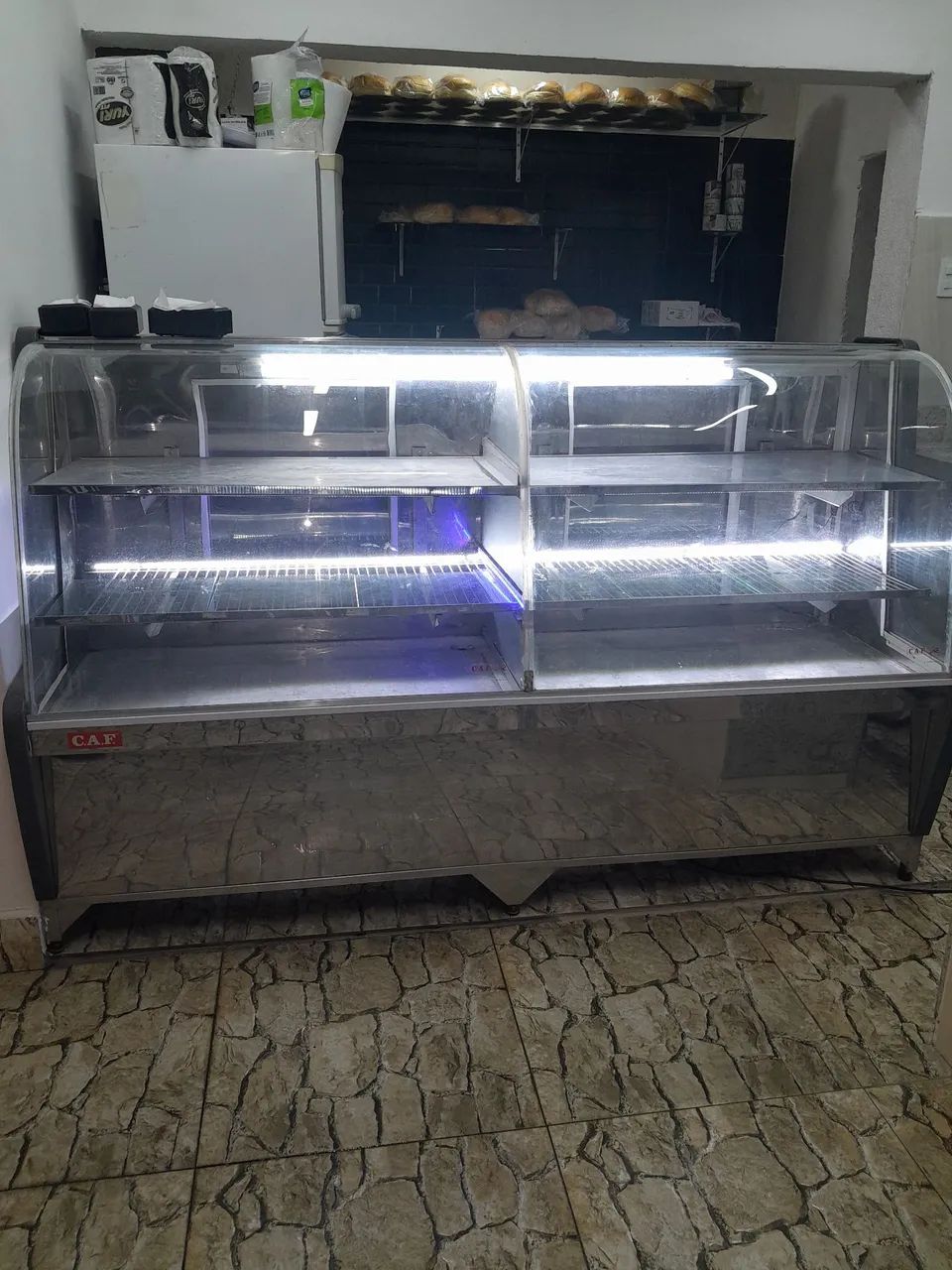 Balcão refrigerado expositora inox 