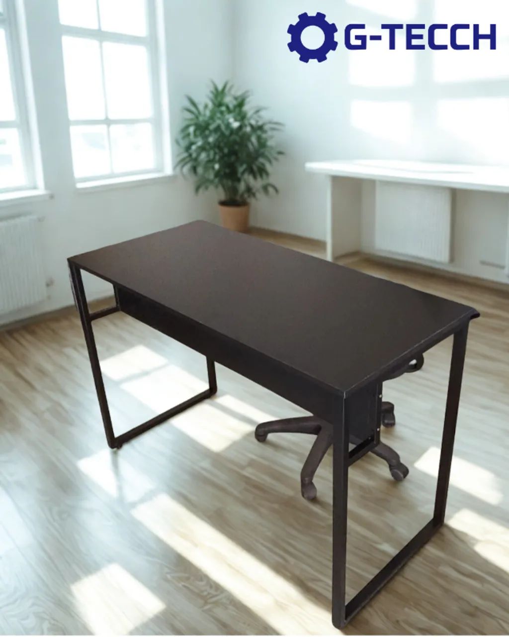 Mesa de Escritório Reforçada 1,1m NOVA Industrial Multiuso para Computador Notebook Birô - Foto 3