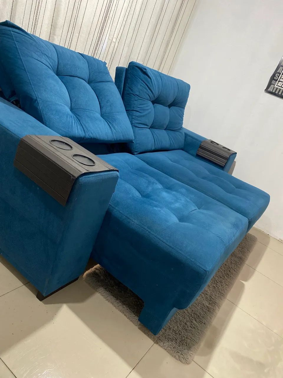 SOFÁ RETRÁTIL E RECLINÁVEL ENTREGO GRÁTIS  - Foto 3