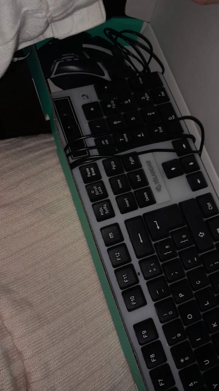 TECLADO MECÂNICO COM MOUSE - Foto 2