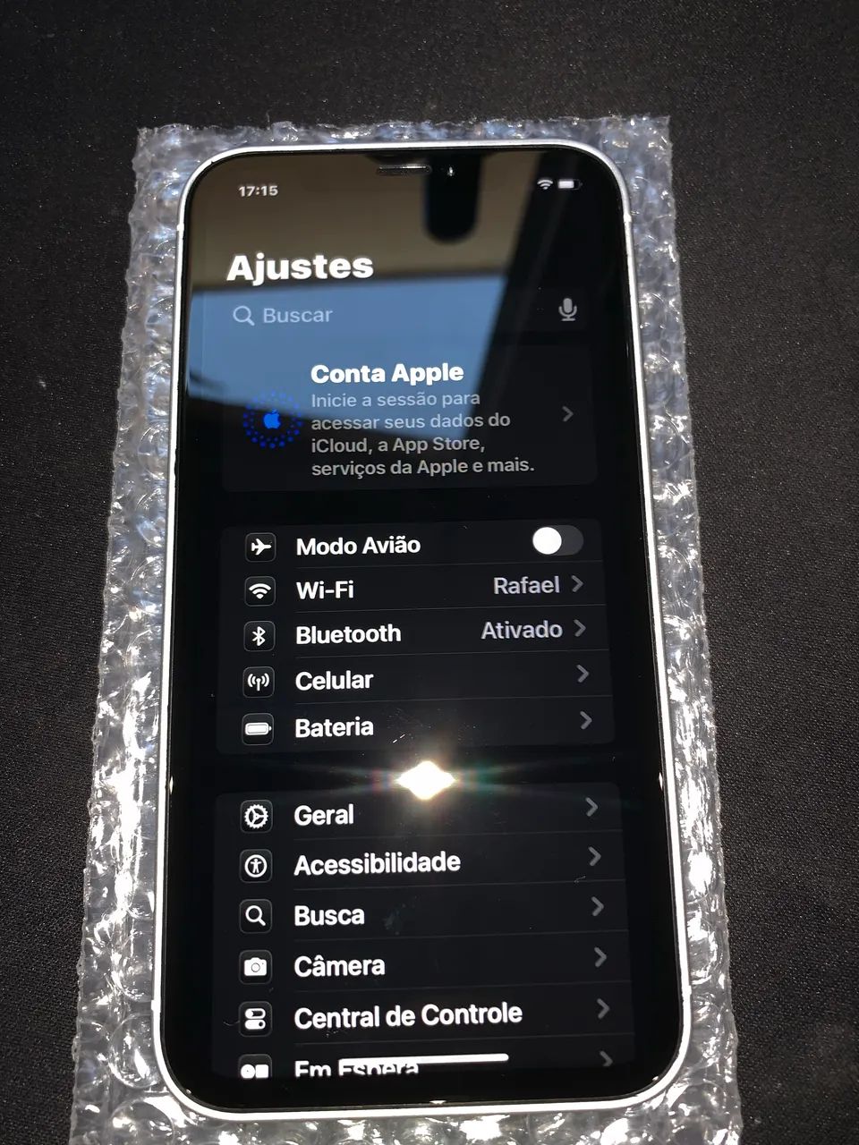 iPhone XR branco Sabor 17 pro 64gb